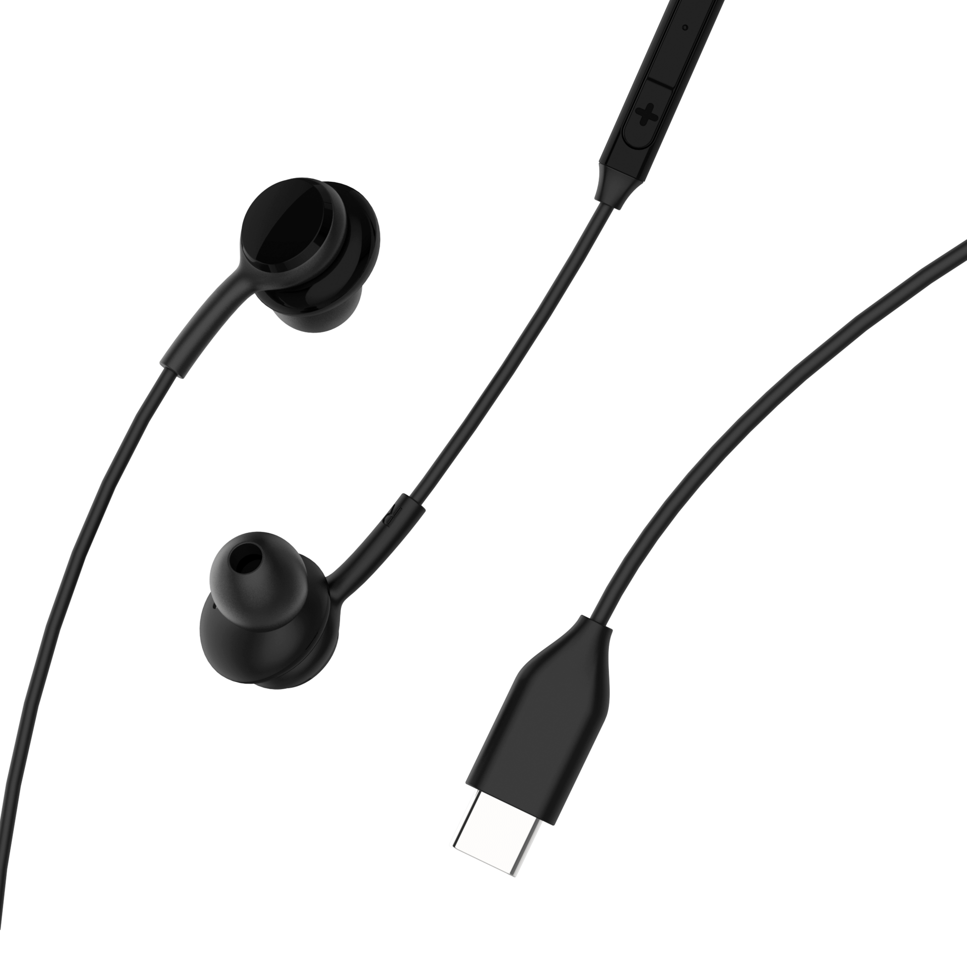 Platinum Type C Wired Metal EarphonePEPHVTTCBK Masasouq