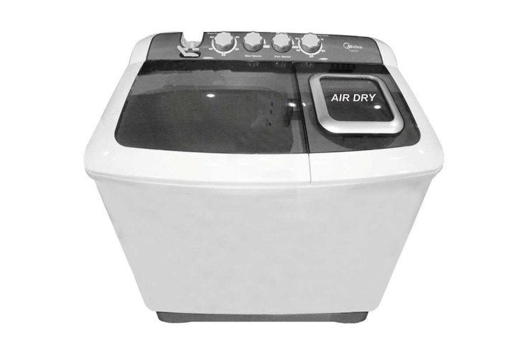 Midea washing machine twin tub white MT100W120/W Masasouq