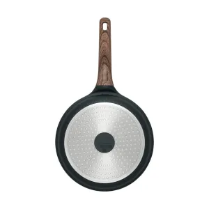 Resto Black Frypan 24cm – Pfluon Non-Stick, Ergonomic Handle - 93909