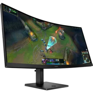 HP OMEN 34 inch - Curved Gaming Monitor - WQHD 180Hz - Black - AV4C1AS