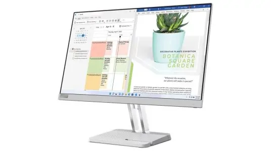 Lenovo L24e-40  23.8 inch FHD VA Monitor  100Hz Refresh Rate  4ms Response Time  AMD FreeSync Adjustable Tilt Stand  TV Low Blue Light  Model: 67AAKAC3UK