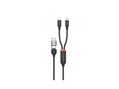 Platinum VITAL Series 2in1 PD Cable 1.2M - Black P-CBVTL2N1BK