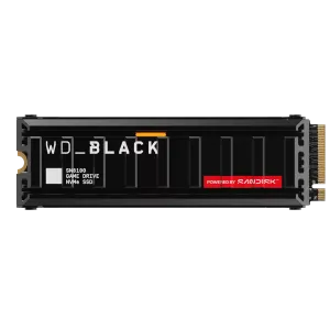 WD Black SN8100 1TB NVMe PCIe Gen5 M.2 2280 Gaming SSD with Heatsink - Up to 14900MB/s - Ultra-Fast Performance