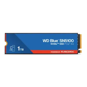 WD Blue SN5100 1TB NVMe PCIe Gen4 M.2 2280 Internal SSD - Up to 7100MB/s Read