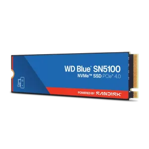 WD Blue SN5100 500GB NVMe PCIe Gen4 M.2 2280 Internal SSD - Up to 6600MB/s Read
