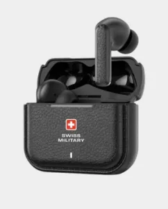 Swiss Military Victor RT75 Pro True Wireless Bluetooth Earbuds - Black - SM-TWS-Victor-RT75Pro-Blk