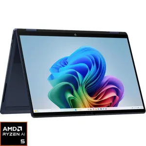 HP Omnibook X Flip 2-in-1 - AMD Ryzen AI 5 435 Processor - 16 GB RAM - 512 GB Storage - AMD Radeon 840M GPU - Windows 11 Home - Atmospheric Blue - D87VDEA