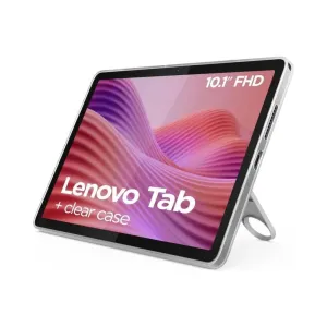 Lenovo Tab - MediaTek Helio G85 - 10.1 inch - 4GB RAM - 128GB - Android 14 - Clear Case with Built-in Kickstand - Touch - Wifi - Luna Grey - ZAEJ0188AE