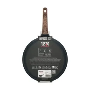 Resto Black Frypan 28cm – Pfluon Non-Stick, Ergonomic Handle - 93911