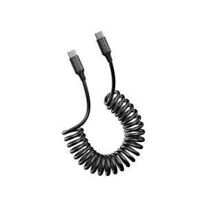 Platinum Spiral Series Cable PD 60W C-C 1.8M Black - P-CBSPPDCCBK
