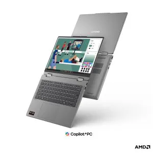 Lenovo IdeaPad 5 2-in-1 14AHP11 -AMD Ryzen 7 - 16GB RAM - 512GB SSD - 14 inches WUXGA OLED 600nits Touch- Windows 11 Home - 1 Year Warranty - 83UJ000CAX