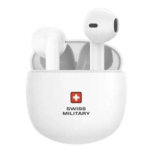 Swiss Military Victor 6 True Wireless Bluetooth Earbuds - White - SM-TWS-VICTOR6-WHI