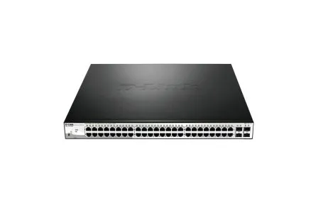 D-Link 48-Port PoE Smart Managed Gigabit Switch with 4 SFP Ports | DGS-1210-52MP