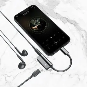 Platinum VITAL Series OTG Lightning to Lightning + 3.5mm - Black - P-OTGVTLAXBK