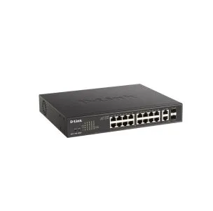 D-Link 16-Port PoE Gigabit Smart Managed Switch with 2 Combo GE/SFP Ports | DGS-1100-18PV2