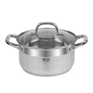 Resto Casserole with Lid 20cm – Stainless Steel, 3.6L - 92003
