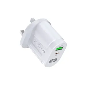Platinum VITAL Series Wall Charger PD 35W + QC - White