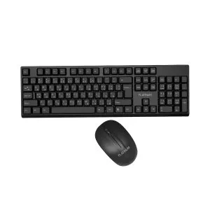 Platinum Wireless Keyboard & Mouse Set 2.4GHz - Black - P-COMWLKBMSBK