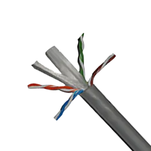 D Link CAT6 UTP CCA LSZH Cable 23 AWG 305 Mtr White - DC6UTP-305-LS