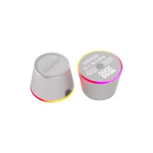 Accutone Magsafe Bluetooth Speaker With Rgb Light Ring, 3W Audio, Ipx5 Splash-Proof, Magnetic Mount - Silver-Ze-Nexus2000