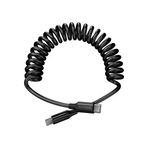 Platinum Spiral Series Cable PD 60W C-C 1.8M Black - P-CBSPPDCCBK