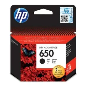 HP 650 Black Original Ink Advantage Cartridge - CZ101AE
