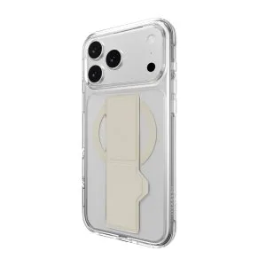 Mageasy grabstand m dual angle stand protective case with  for iphone 17 pro max-transparent; 16-ft military grade protection - MPH17M397TR25