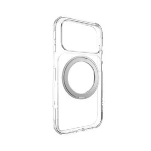 Mageasy magstand 360 m rotating ring protective case  case for iphone 17 pro-transparent; 16-ft military grade protection - MPH17P262TR25