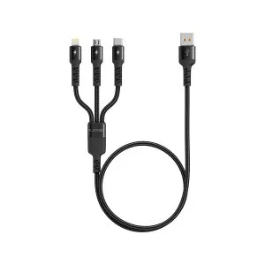 Platinum JOVIAL Series 3in1 Cable - Black - P-CBJOV3N1BK
