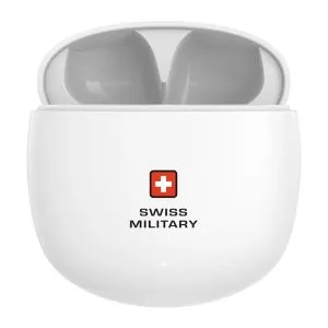 Swiss Military Victor 6 True Wireless Bluetooth Earbuds - White - SM-TWS-VICTOR6-WHI