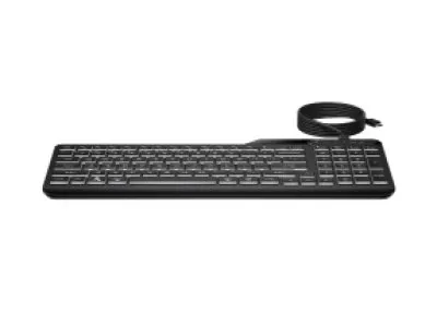 HP 400 Backlit Wired Keyboard - 7N7C0AA