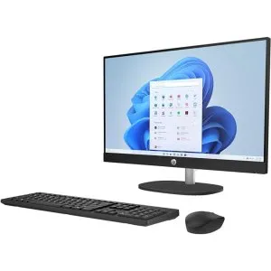 HP All-in-One 23.8", Core i5-1335U, 8GB RAM, 512GB SSD, FHD IPS – Jet Black (SKU: 9C9G9EA)