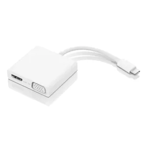 Lenovo USB-C 3-in-1 Travel Hub, 4K HDMI, VGA, USB 3.0, Simple Plug and Play - GX90T33021