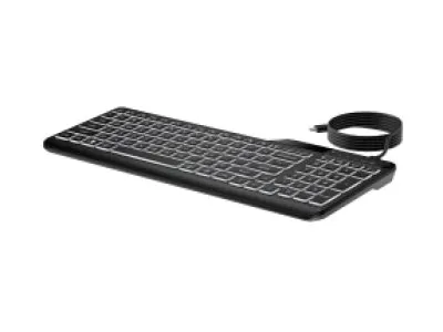 HP 400 Backlit Wired Keyboard - 7N7C0AA