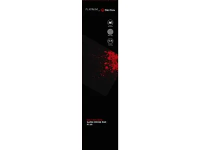 Platinum MT-P110-A-PLAT Gaming Mouse Pad – 435x350mm, Non-Slip Rubber Base, Black
