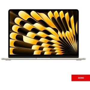 Apple MacBook Air 15 inch M3 Arabic & English Keyboard 8 Core CPU 10 Core GPU 8GB RAM 512GB - Starlight