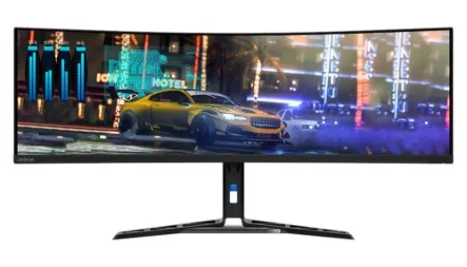 Lenovo Legion R45w-30 Monitor - 44.5 inches Dual QHD VA display, Anti-glare, 1500R Curvature - 67B1GAC3AE