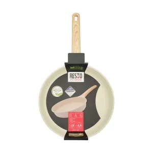 Resto Beige Frypan 28cm – Pfluon Non-Stick, Ergonomic Handle - 93811