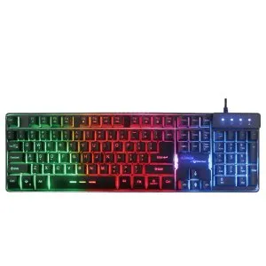 Platinum MT-K9300-A-UAR-PLAT Gaming Keyboard – Gold-Plated USB, 104 Keys