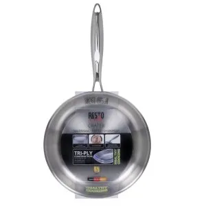 Resto Frypan 26cm – Tri-Ply Stainless Steel - 95002