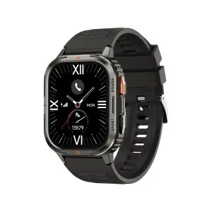 Platinum Smart Watch HALE U2 with BT Calling- Gun Metal - P-SWHALEU2GM