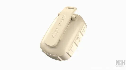 NowGo LAVA Clip Speaker Sandy Yellow