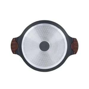 Resto Shallow Pot with Lid 28cm – Non-Stick Marble Coating, 4.4L - 93506